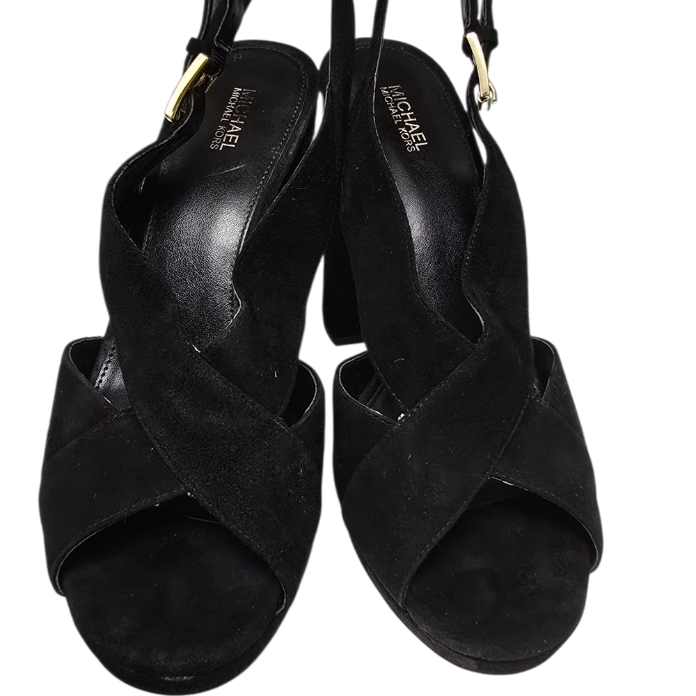 Michael Kors Black Suede Women's Sandals